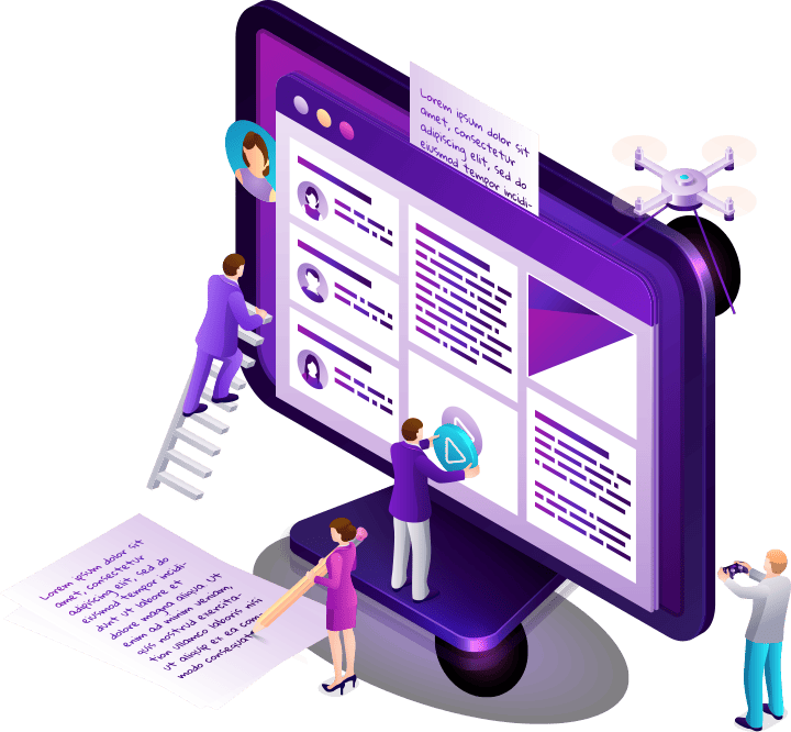 Иллюстрация раздела FAQ по созданию сайтов
